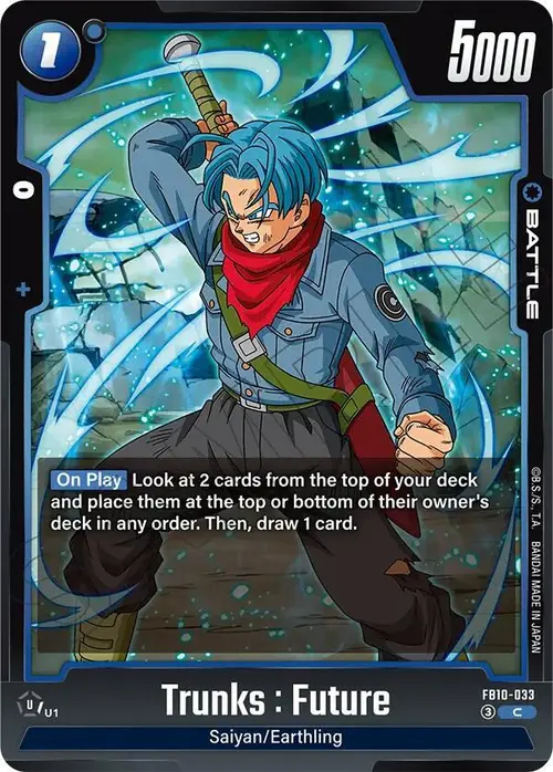 Trunks : Future - FB10-033 card art