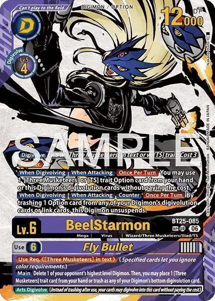 BeelStarmon // Fly Bullet (SP) card art
