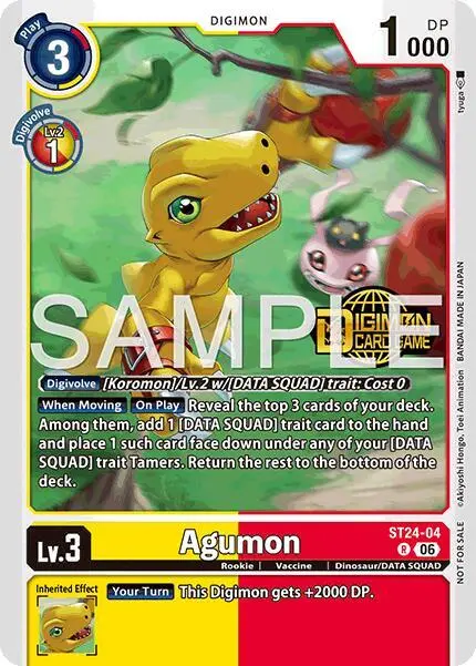 Agumon (Welcome Tamers Pack Vol.2) card art