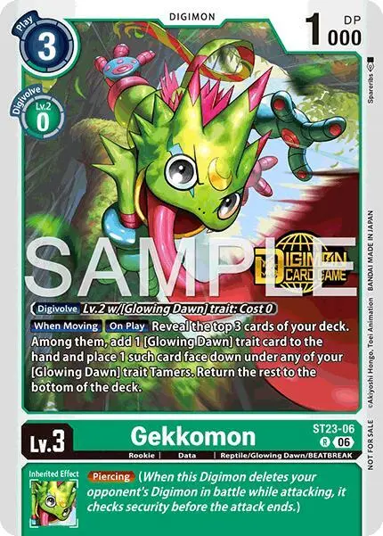 Gekkomon (Welcome Tamers Pack Vol.2) card art
