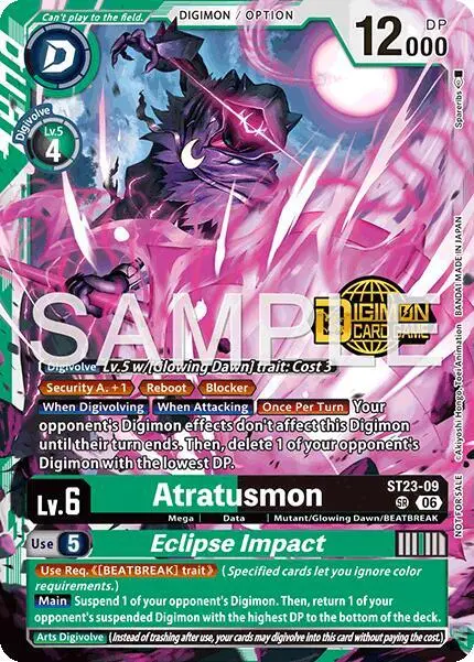 Atratusmon // Eclipse Impact (Welcome Tamers Pack Vol.2) card art