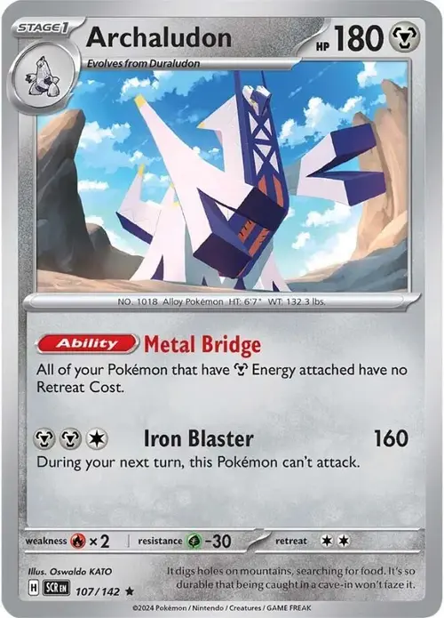 Archaludon - 107/142 (Non-Holo) card art