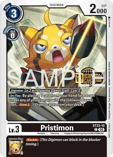 Pristimon (Welcome Tamers Pack Vol.2) card art