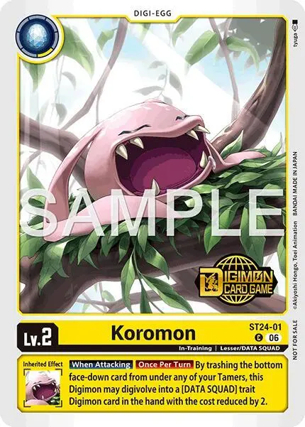 Koromon (Welcome Tamers Pack Vol.2) card art