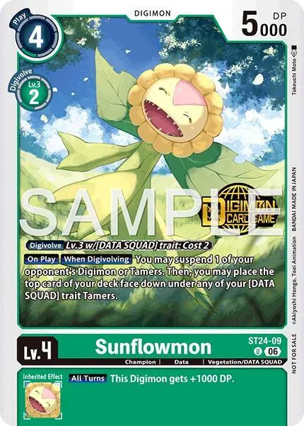 Sunflowmon (Welcome Tamers Pack Vol.2) card art