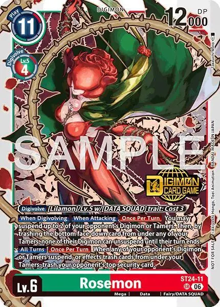 Rosemon (Welcome Tamers Pack Vol.2) card art