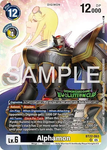 Alphamon (Evolution Cup 2026 Vol. 2) card art