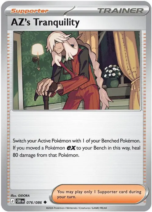 AZ's Tranquility - 076/086 card art