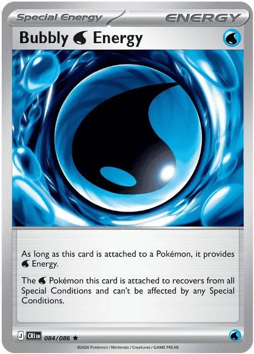 Bubbly W Energy card art