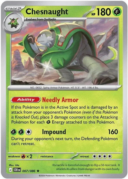 Chesnaught card art