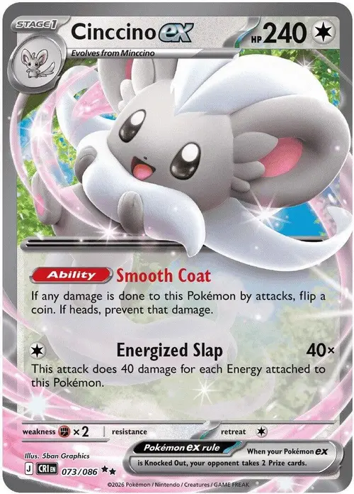 Cinccino ex - 073/086 card art