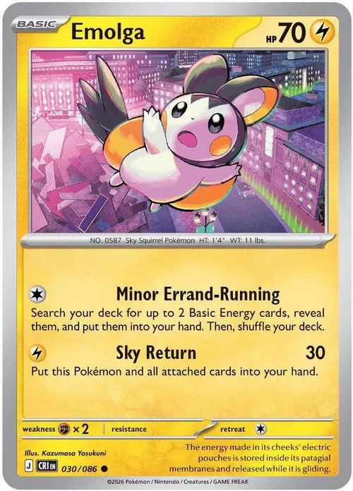 Emolga card art