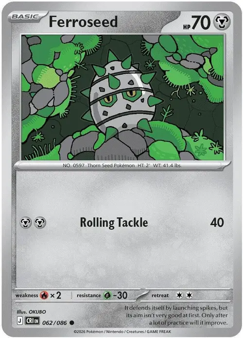 Ferroseed card art