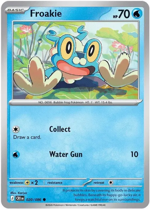 Froakie - 020/086 card art