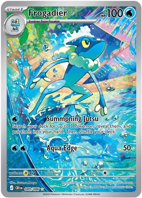 Frogadier - 089/086 card art