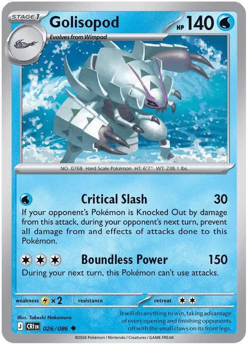 Golisopod card art