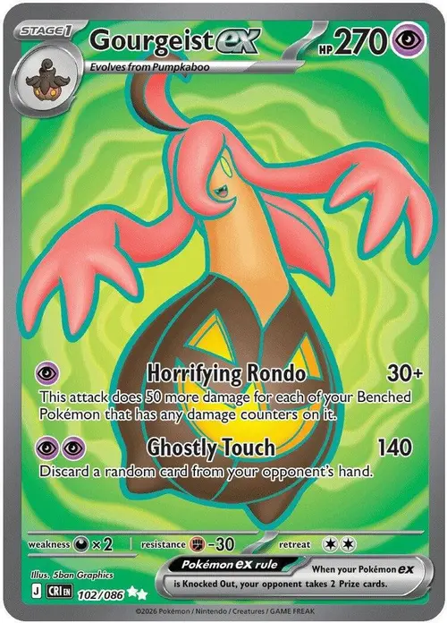 Gourgeist ex - 102/086 card art