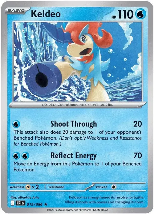 Keldeo card art