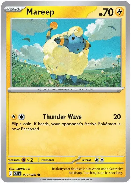 Mareep card art