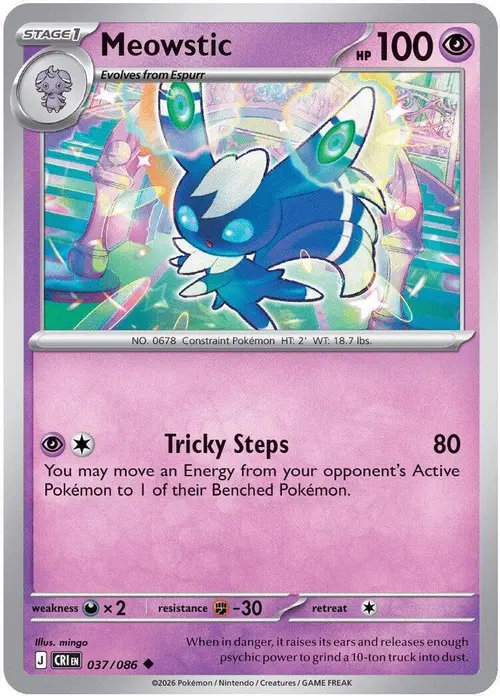 Meowstic card art