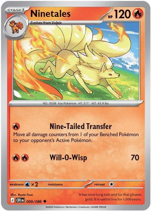 Ninetales card art