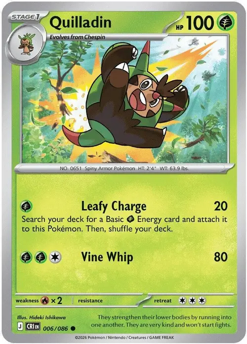 Quilladin card art
