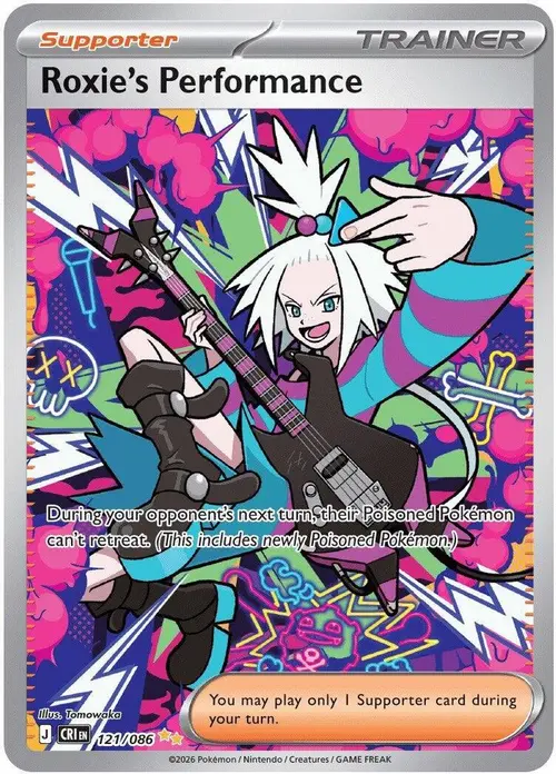 Roxie's Performance - 121/086 card art