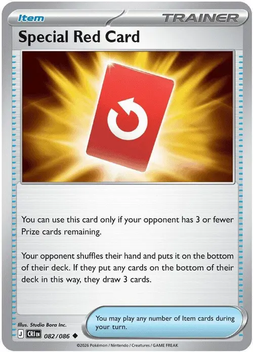 Special Red Card - 082/086 card art