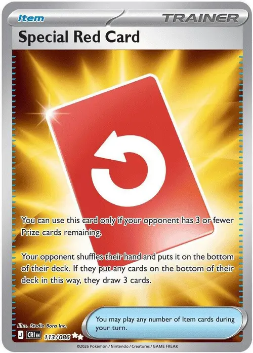 Special Red Card - 113/086 card art
