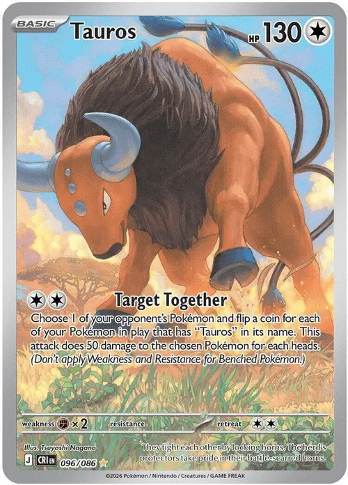 Tauros - 096/086 card art