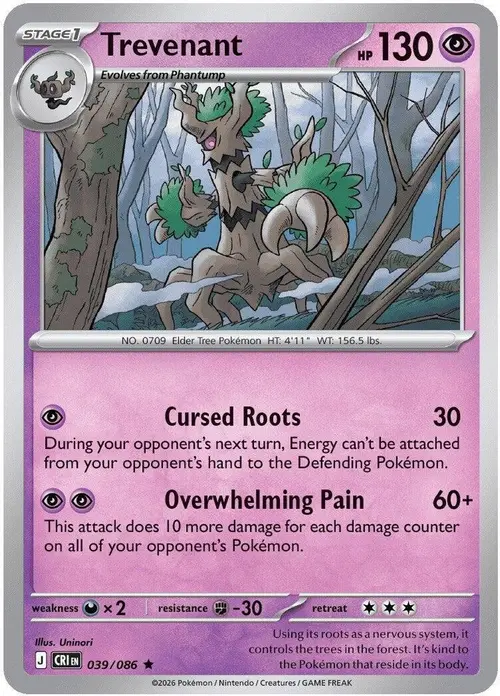 Trevenant card art