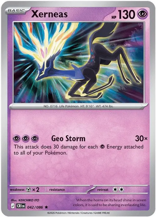 Xerneas - 042/086 card art