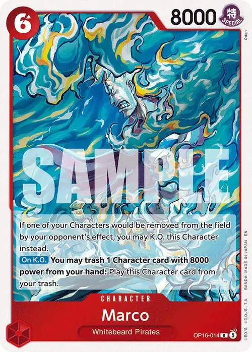Marco card art
