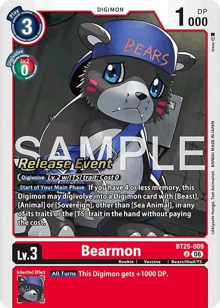 Bearmon - BT25-009 card art