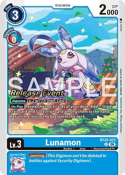 Lunamon card art