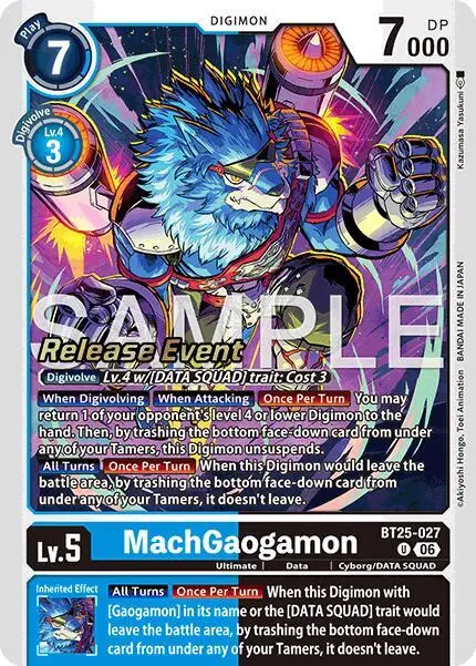 MachGaogamon card art