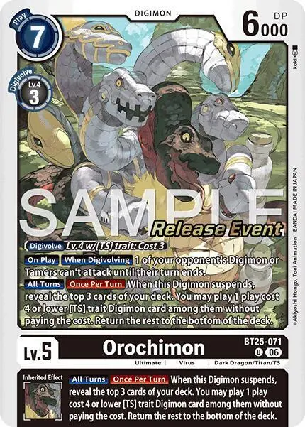 Orochimon card art