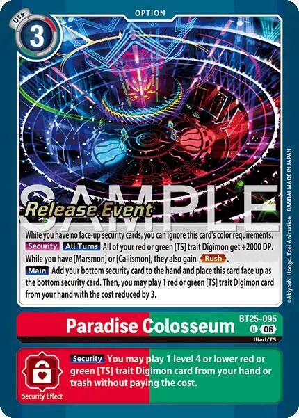 Paradise Colosseum card art