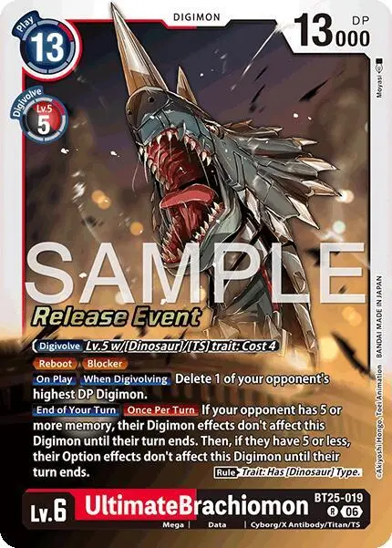 UltimateBrachiomon card art