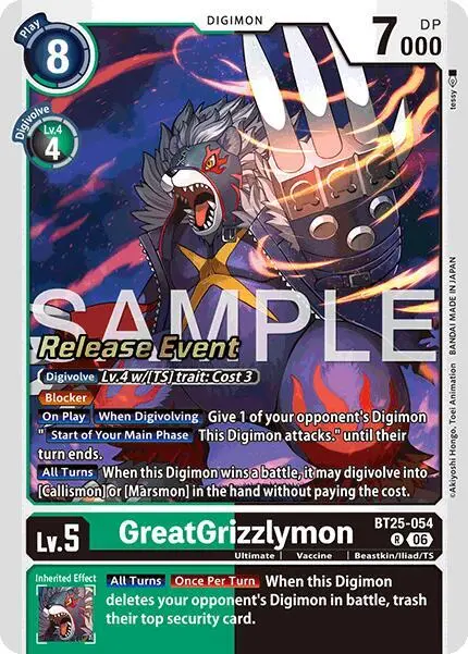 GreatGrizzlymon card art