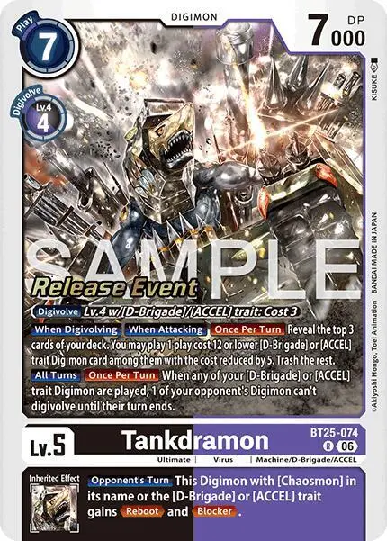 Tankdramon card art