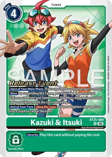 Kazuki & Itsuki card art