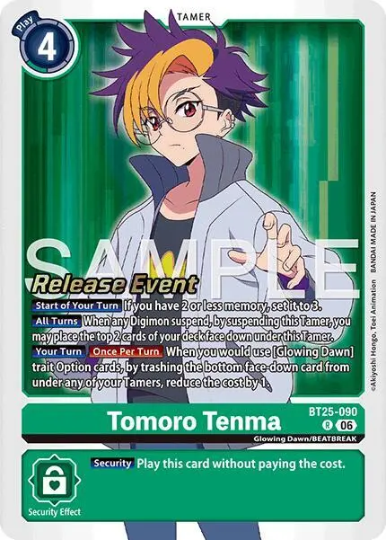 Tomoro Tenma card art