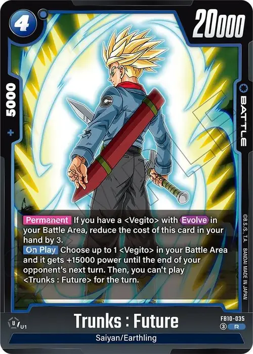 Trunks : Future - FB10-035 card art