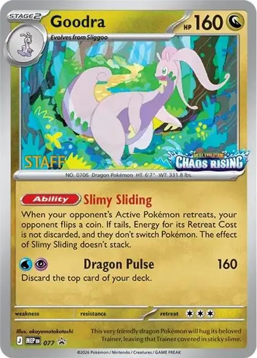 Goodra - 077 [Staff] card art