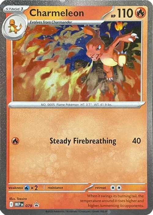 Charmeleon - 079 (Cosmos Holo) card art