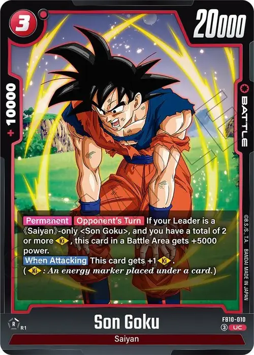 Son Goku - FB10-010 card art