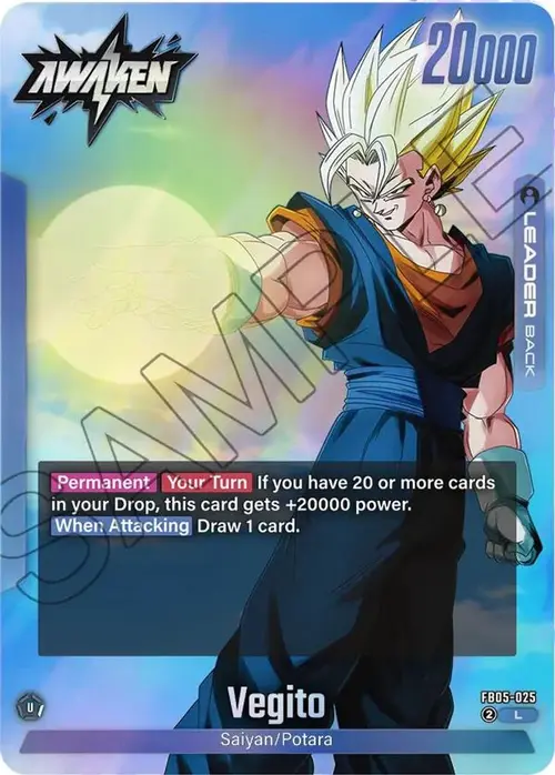 Vegito - FB05-025 card art