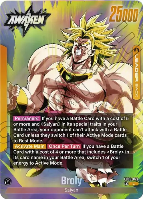 Broly - FB08-073 card art