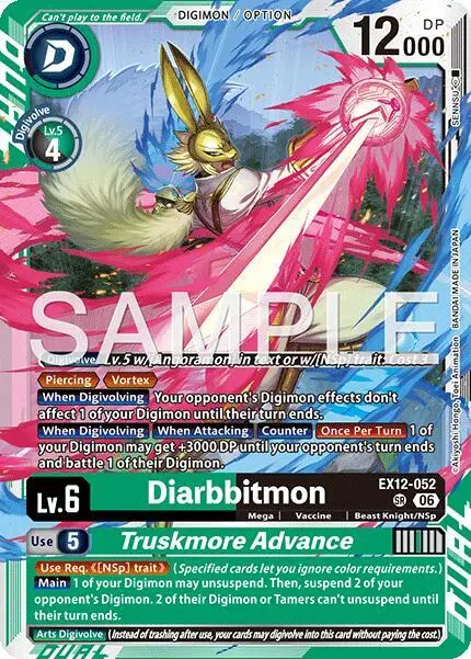 Diarbbitmon // Truskmore Advance card art
